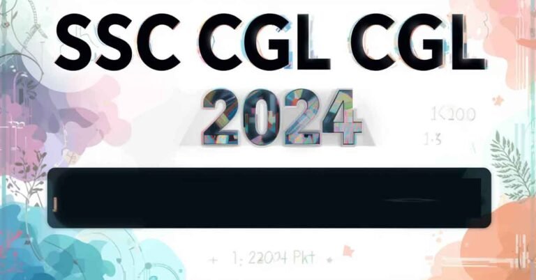 SSC CGL 2024 Exam Date India